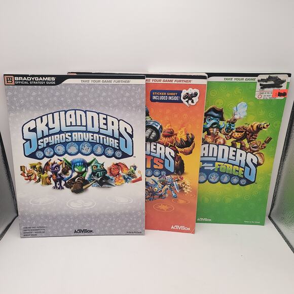 Brady Games Lot of 3 PS3 Guides Skylanders Spyros Adventure Giants Swap Force - Picture 1 of 12